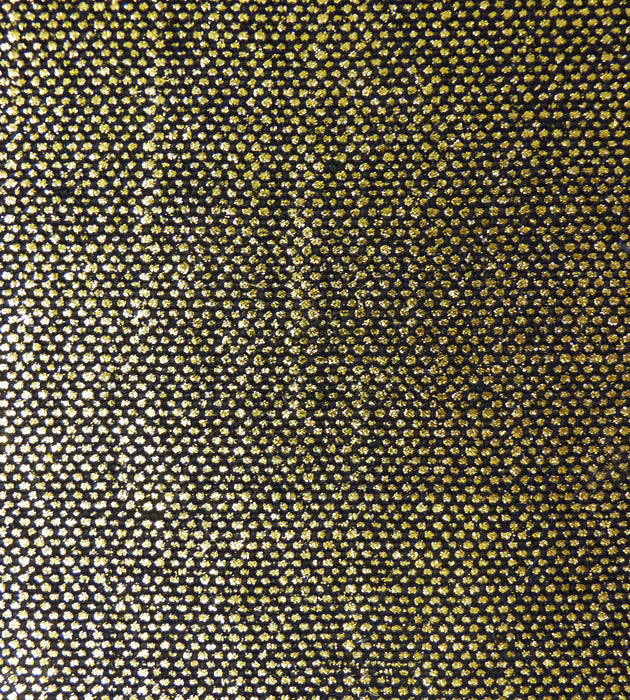 Old World Weavers Lin Miroir Or Noir Fabric Sample F1 0003T278