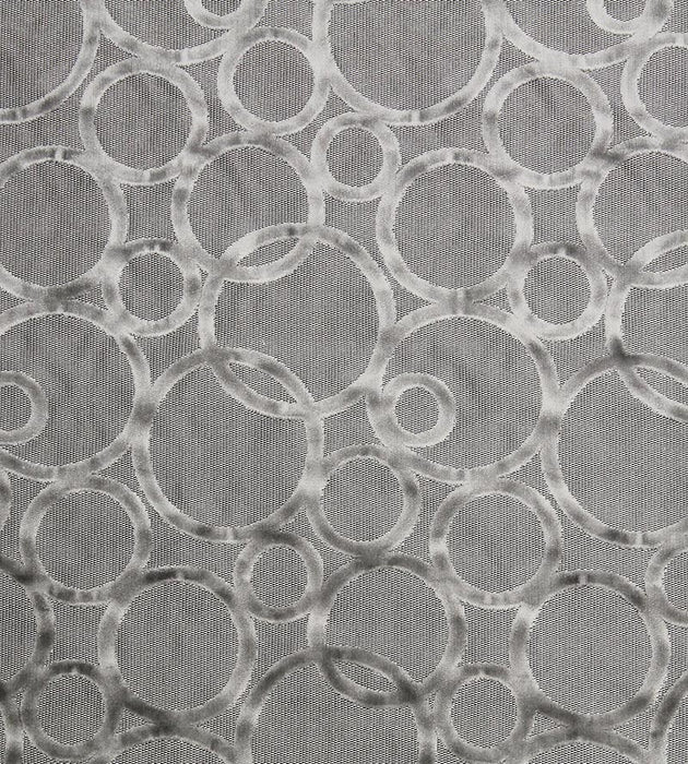 Old World Weavers Velluto Cerchio Silver Fabric Sample F3 00017001