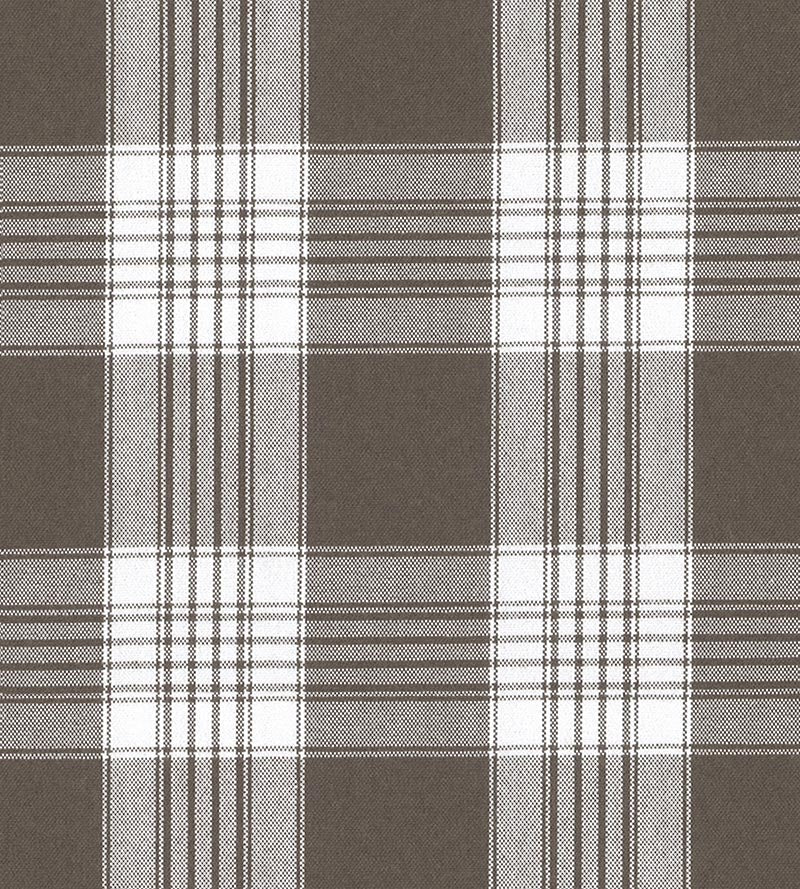 Old World Weavers Poker Plaid Espresso Fabric Sample F3 00023020