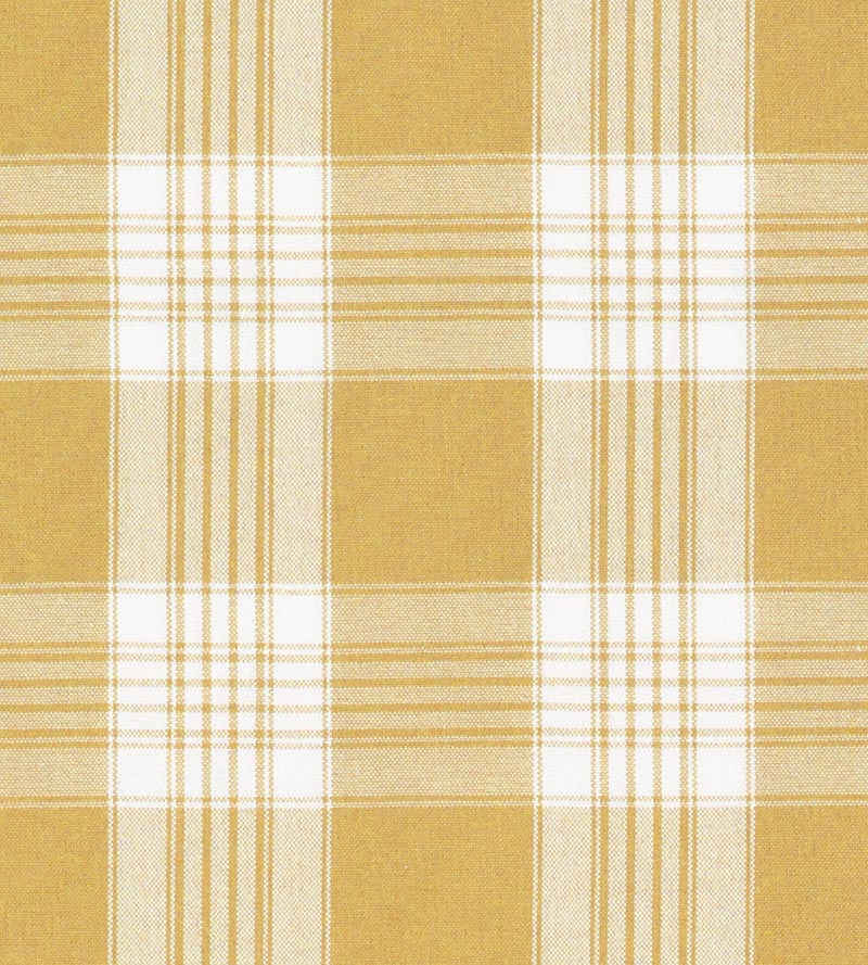 Old World Weavers Poker Plaid Goldenrod Fabric Sample F3 00033020