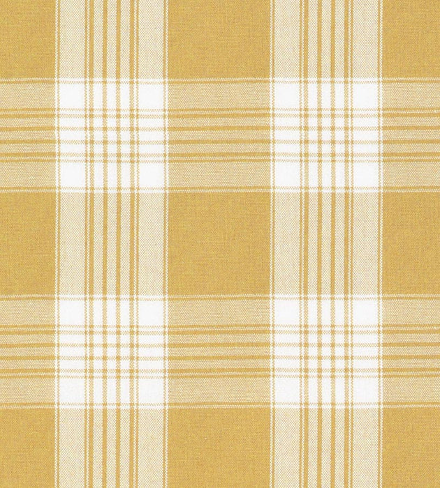 Old World Weavers Poker Plaid Goldenrod Fabric Sample F3 00033020