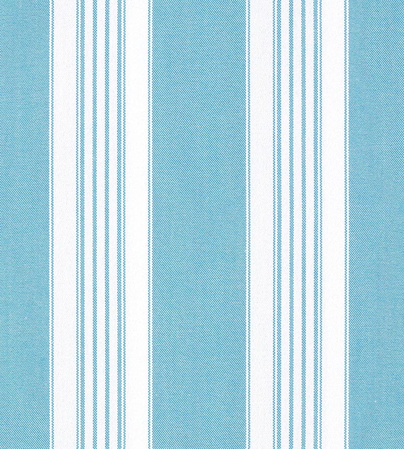 Old World Weavers Poker Wide Stripe Aqua Fabric F3 00053021