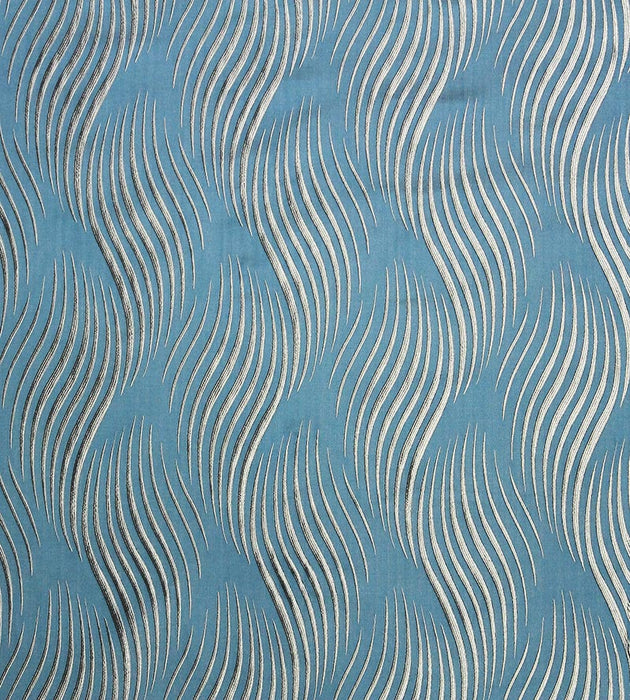 Old World Weavers Via Della Spiga Teal Fabric Sample F3 00068029