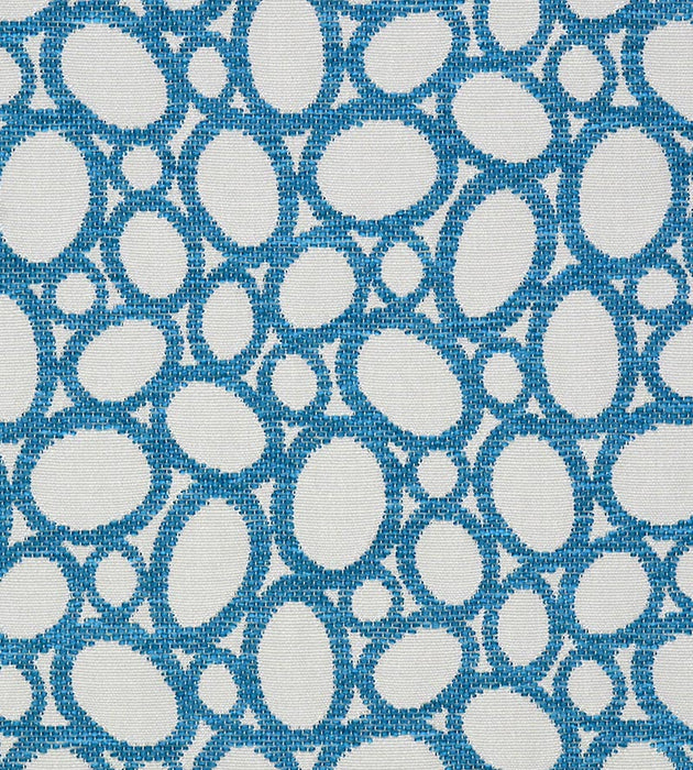 Old World Weavers Madagascar Ovals Fr Aqua Fabric Sample F3 00068038