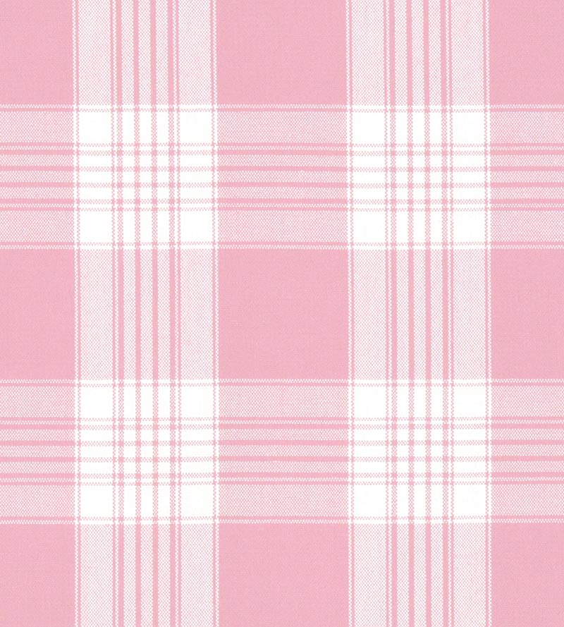 Old World Weavers Poker Plaid Pink Fabric Sample F3 00073020