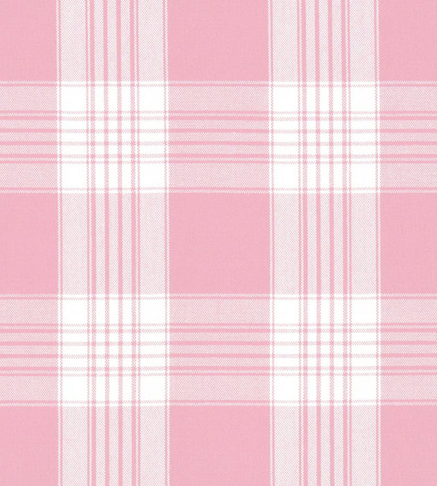 Old World Weavers Poker Plaid Pink Fabric Sample F3 00073020