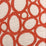 Old World Weavers Madagascar Ovals Fr Tangerine Fabric Sample F3 00078038