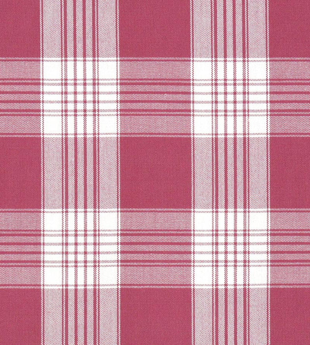 Old World Weavers Poker Plaid Berry Fabric Sample F3 00093020