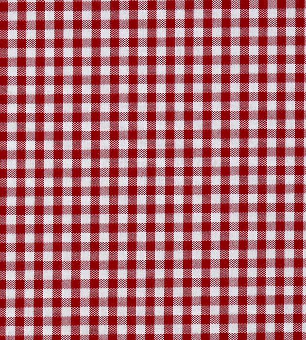 Old World Weavers Poker Check Red Fabric Sample F3 00113018