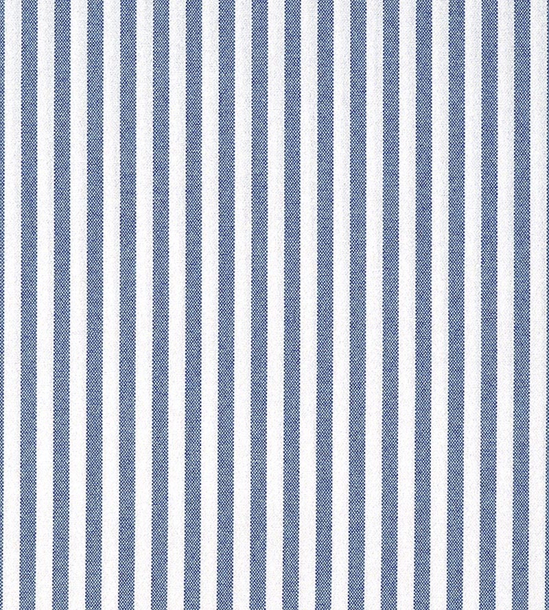 Old World Weavers Poker Ticking Stripe Blue Fabric F3 00123017