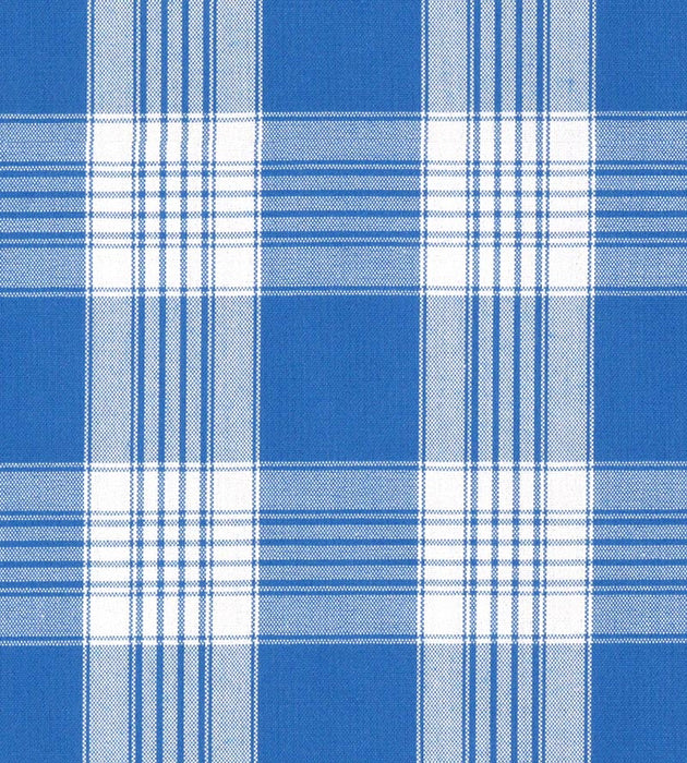 Old World Weavers Poker Plaid Blue Fabric F3 00123020