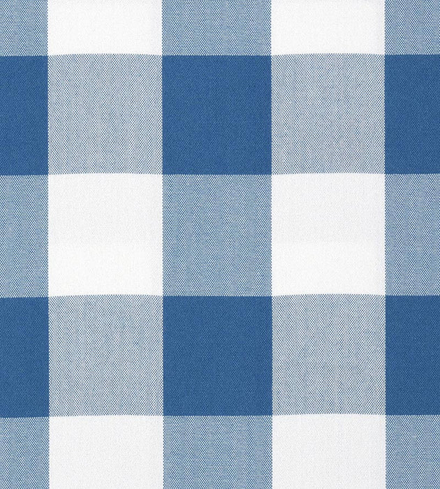 Old World Weavers Poker Large Plaid Blue Fabric Sample F3 00123022