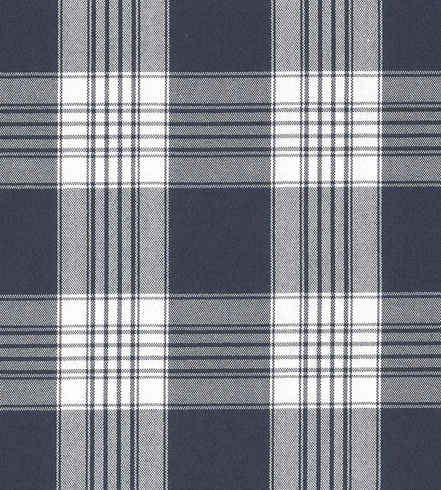 Old World Weavers Poker Plaid Ink Fabric Sample F3 00133020