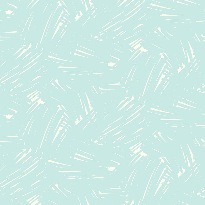 Seabrook Designs Turf Brushstroke Baby Blue And White Wallpaper FA40502