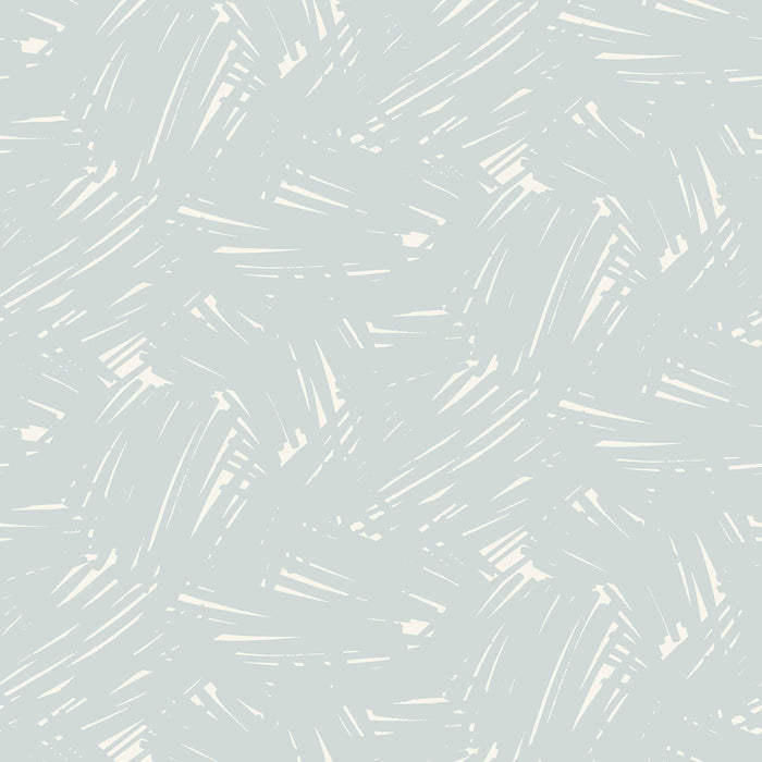 Seabrook Designs Turf Brushstroke Powder Blue And White Wallpaper FA40508