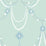 Seabrook Designs Dressed Up Drape Teal And Periwinkle Wallpaper Sample FA40704