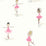 Seabrook Designs Tiny Dancers Bubblegum And White Wallpaper FA40801