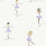 Seabrook Designs Tiny Dancers Lilac And White Wallpaper Sample FA40809