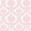 Seabrook Designs Glitter Damask Bubblegum And White Wallpaper FA40901