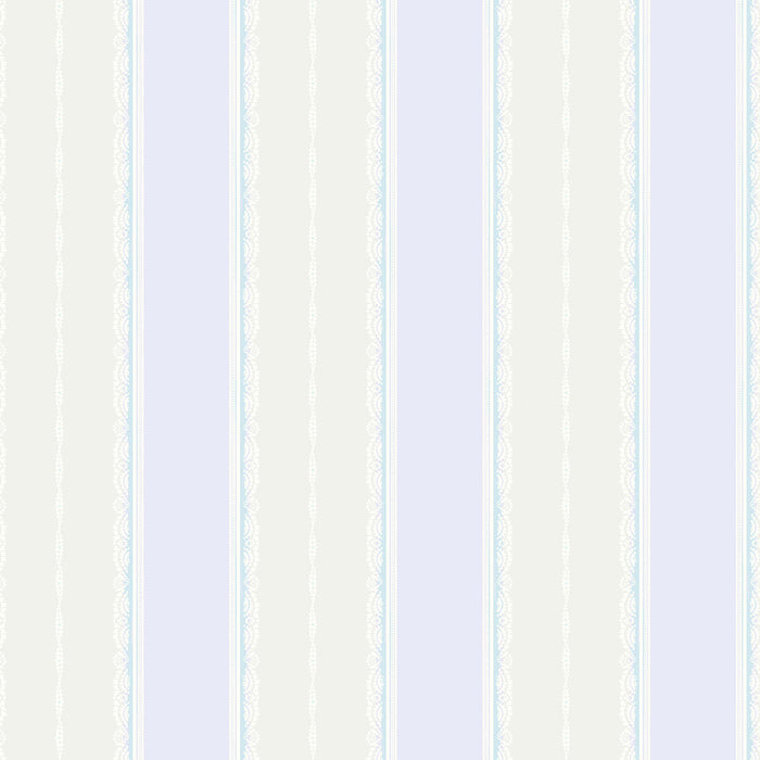 Seabrook Designs Glitter Frills Stripe Lilac And Gray Wallpaper FA41009