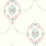 Seabrook Designs Flutter Butterfly Pink And Metallic Silver Wallpaper Sample FA41408