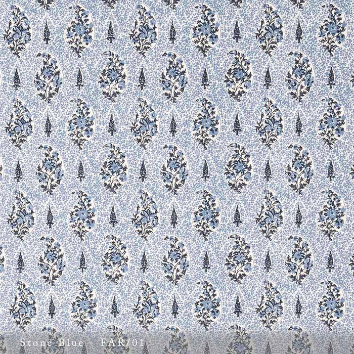 Lisa Fine Fariba Stone Blue Fabric Sample FAR-01