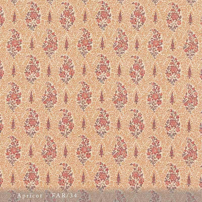 Lisa Fine Fariba Apricot Fabric Sample FAR-34