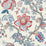 Seabrook Designs Bernadette Jacobean French Blue & Antique Ruby Wallpaper FC60401