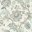 Seabrook Designs Bernadette Jacobean Summer Sky & French Blue Wallpaper Sample FC60408