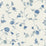 Seabrook Designs Florale Trail French Blue Wallpaper FC61002