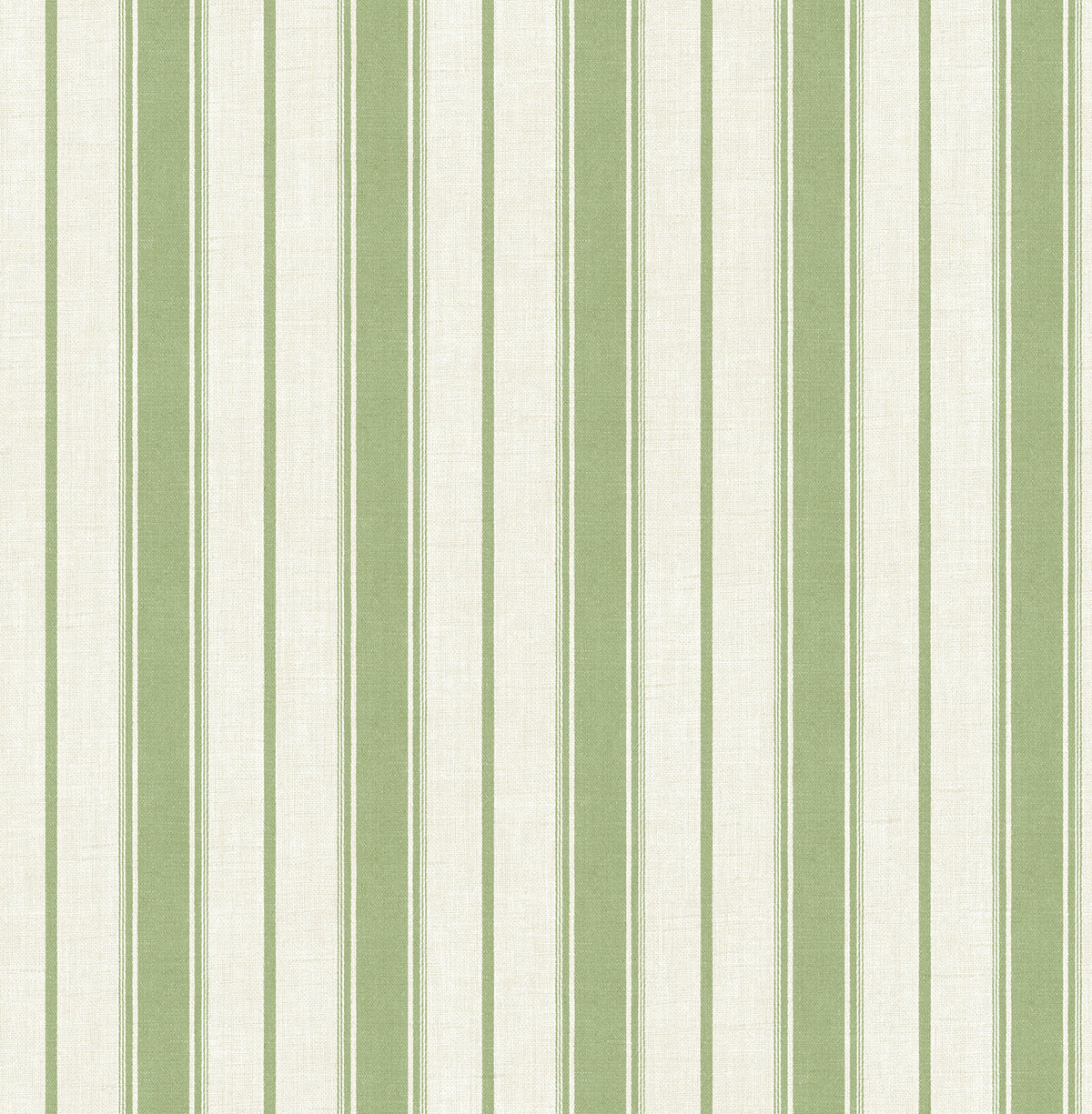 Seabrook Designs Eliott Linen Stripe Pomme Wallpaper FC61504