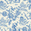 Seabrook Designs Colette Chinoiserie Denim Wash Wallpaper Sample FC61812