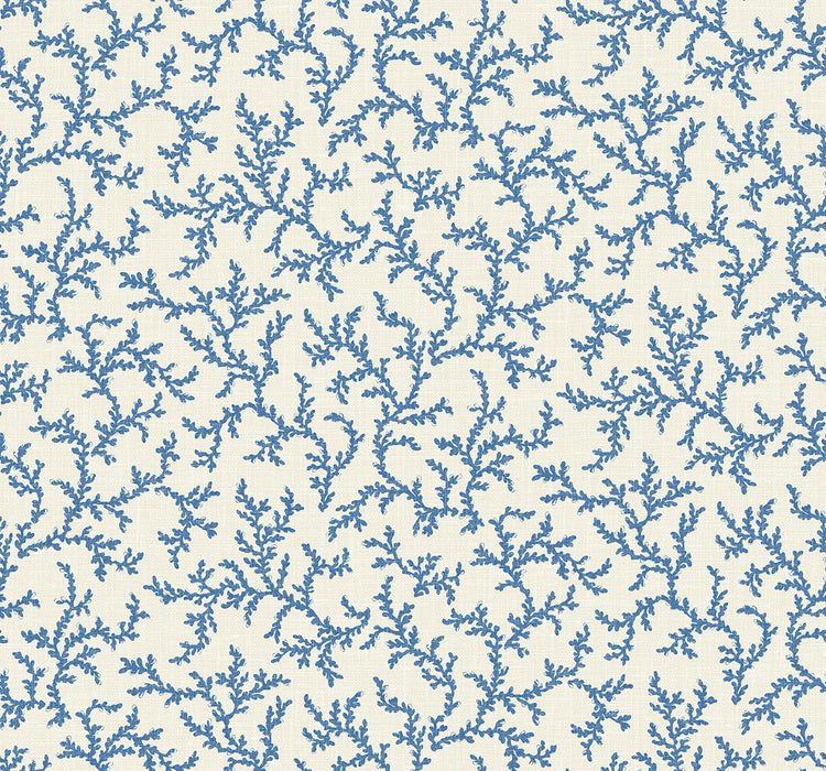 Seabrook Designs Corail Denim Wash Wallpaper Sample FC62102