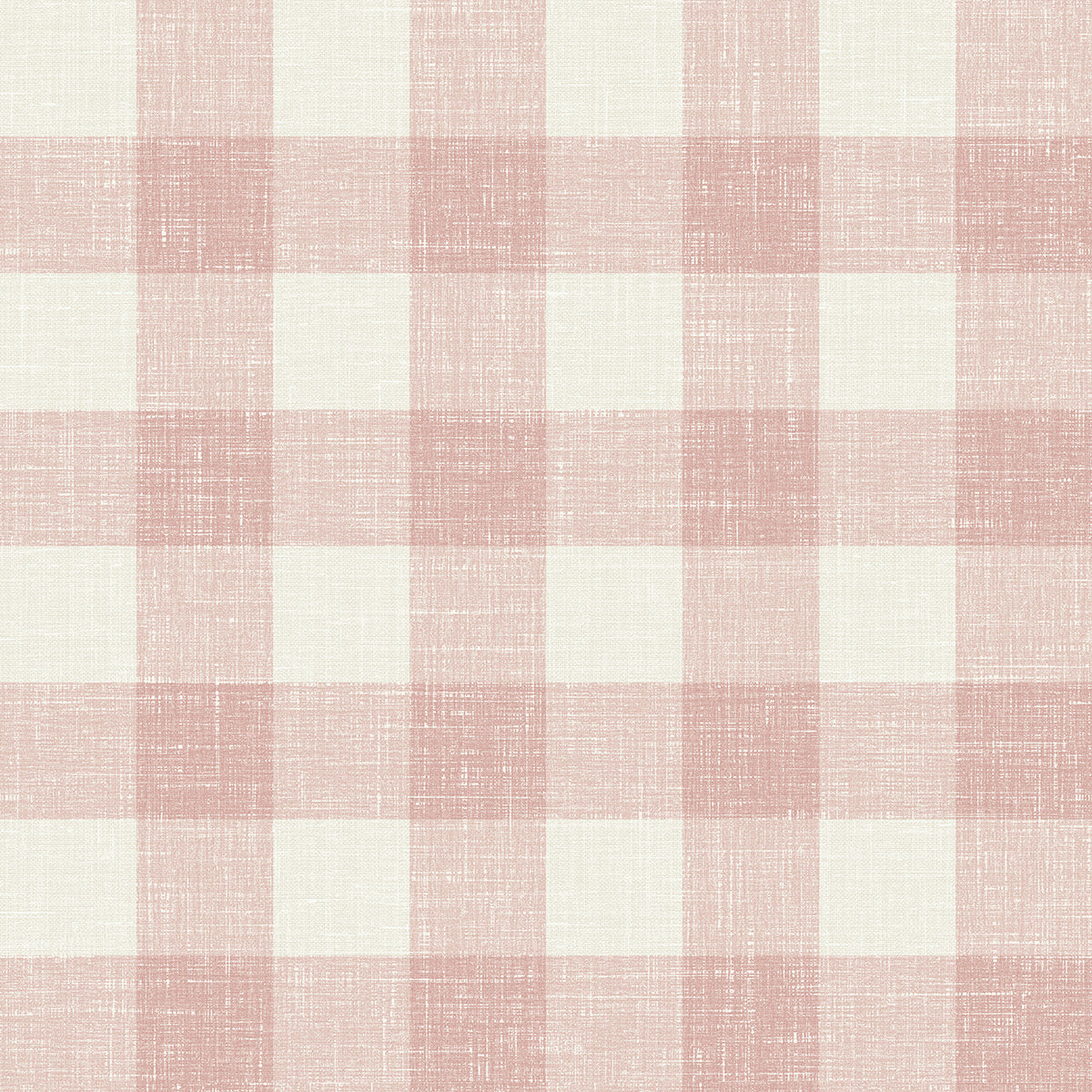 Seabrook Designs Bebe Gingham Rustic Rouge Wallpaper FC62301