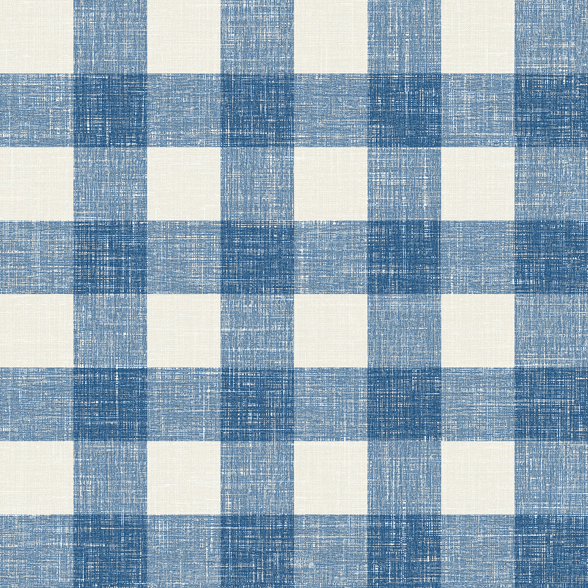 Seabrook Designs Bebe Gingham Denim Wash Wallpaper FC62302