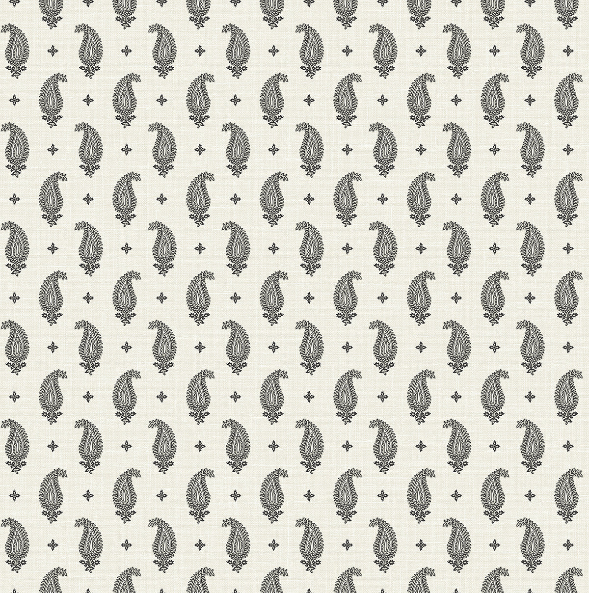 Seabrook Designs Maia Paisley Poppy Seed Wallpaper FC62400