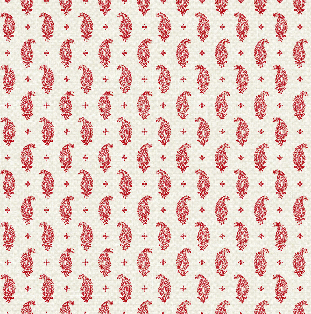 Seabrook Designs Maia Paisley Antique Ruby Wallpaper FC62401