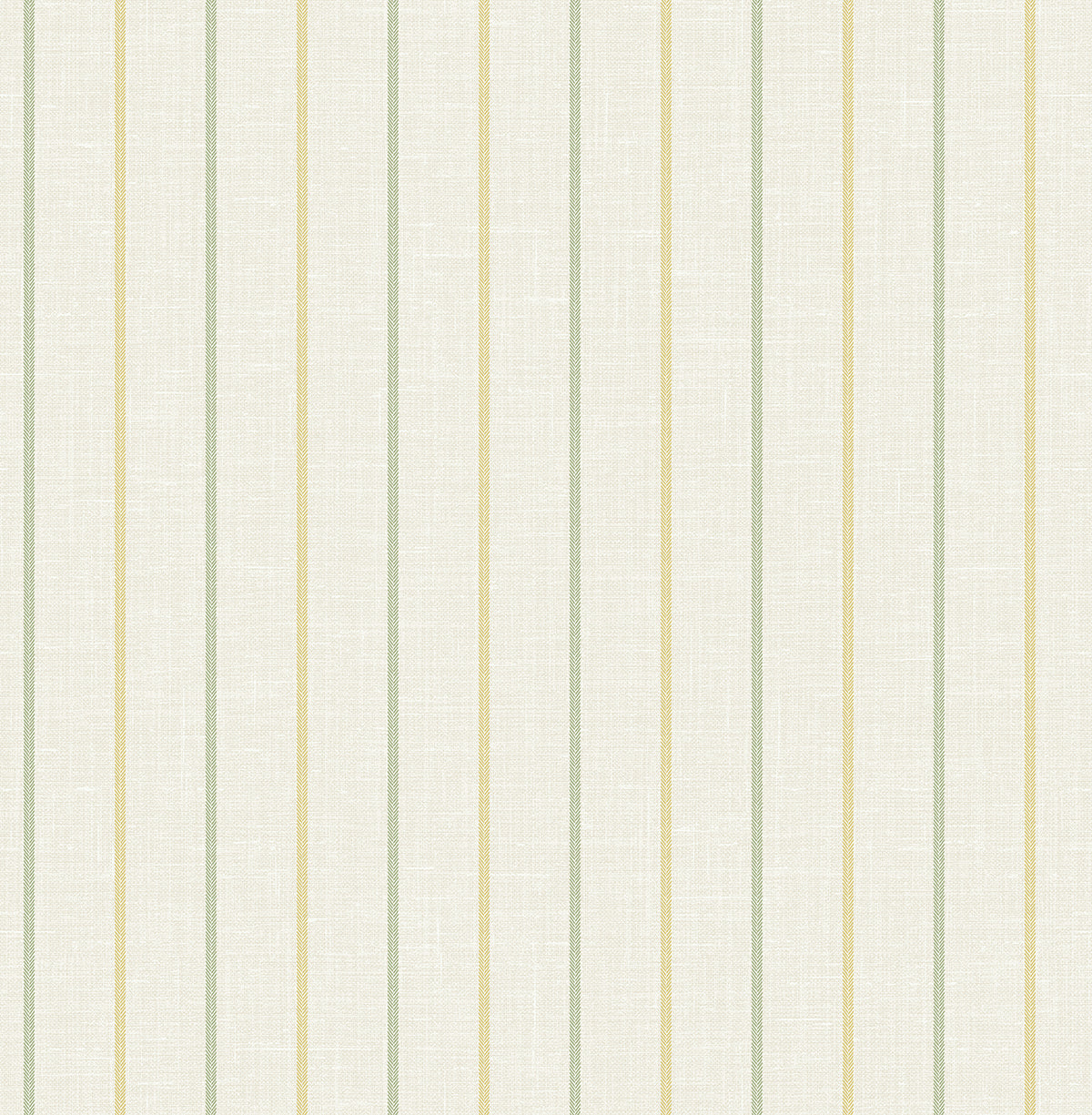 Seabrook Designs Andree Stripe Dandelion & Pomme Wallpaper FC62504