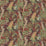 Mulberry Home Game Birds Linen Red/Plum Fabric Sample FD269.V54.0