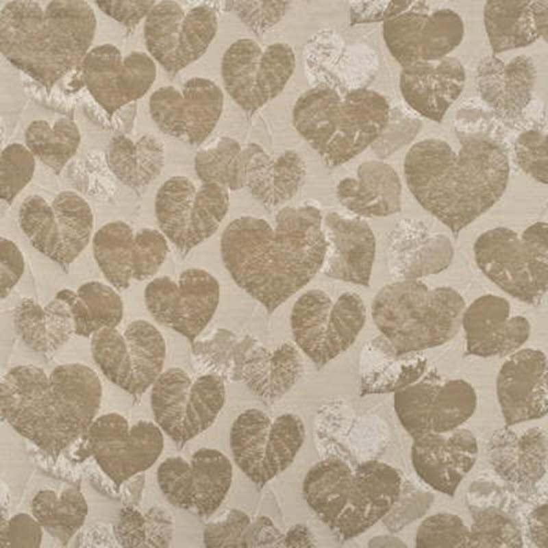 Mulberry Home Lime Leaves Antique Fabric Sample FD572.J52.0