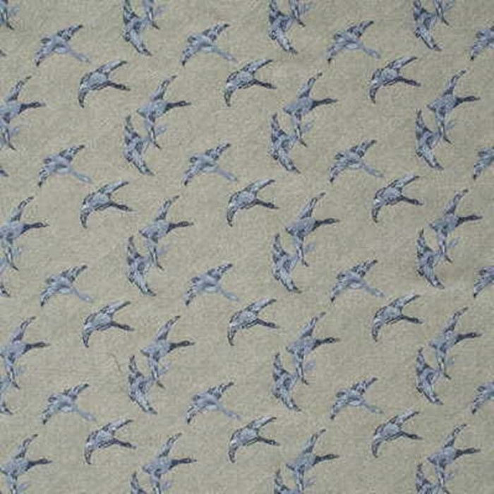 Mulberry Home Mallards Blue Fabric Sample FD573.H101.0