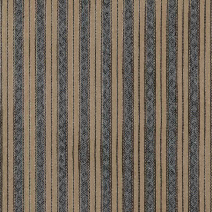 Mulberry Home Cowdray Stripe Denim Fabric Sample FD790.G34.0