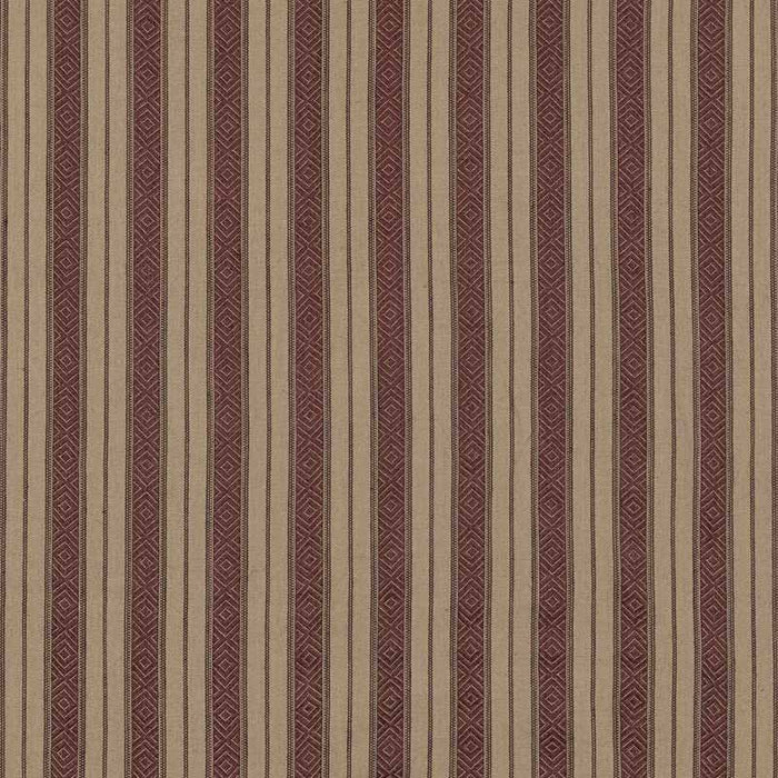 Mulberry Home Cowdray Stripe Plum Fabric Sample FD790.H113.0