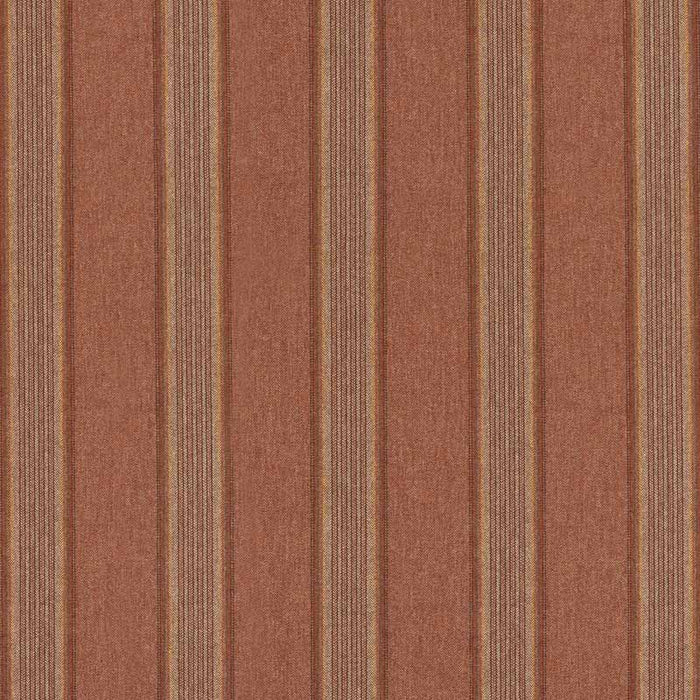 Mulberry Home Moray Stripe Russet Fabric Sample FD808.V55.0