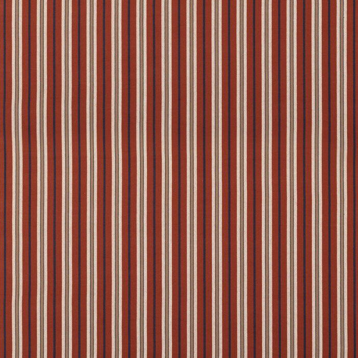 Mulberry Home Starboard Stripe Red/Indigo Fabric Sample FD828.V110.0