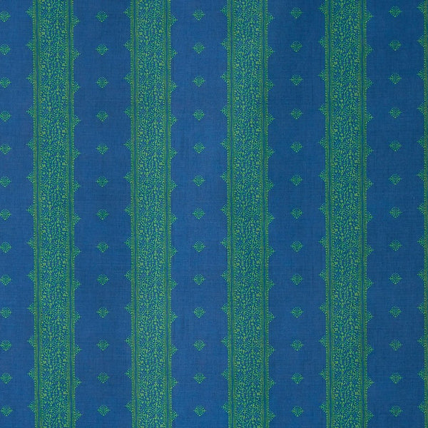 Peter Dunham Fez - Outdoor Green/Indigo Fabric Sample 139FEZ05