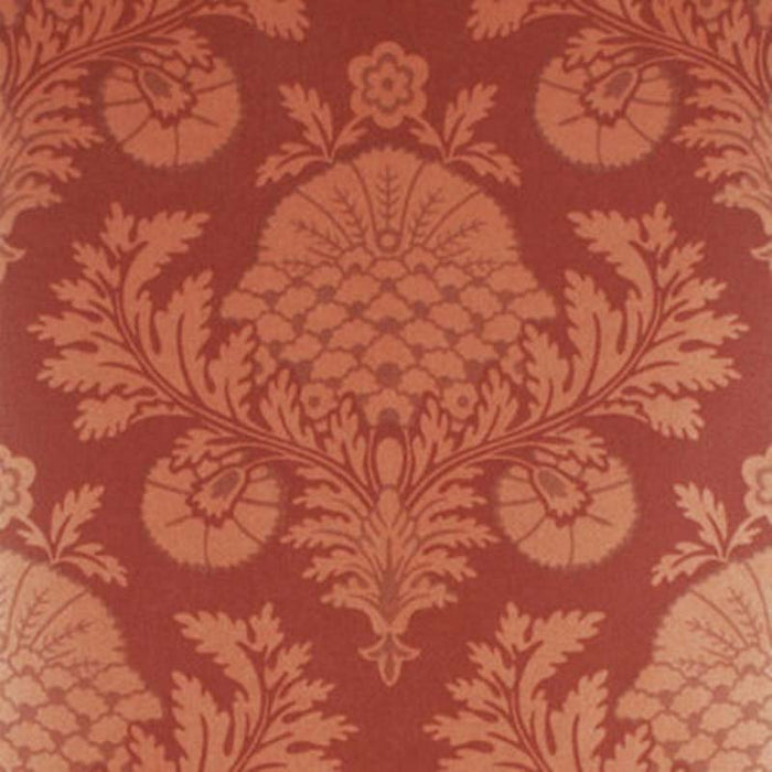 Mulberry Home Palace Damask Copper/Red Wallpaper Sample FG052.M29.0