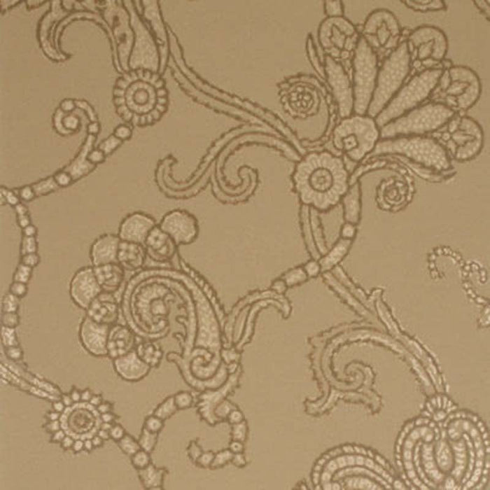 Mulberry Home Marquise Damask Mole/Pewter Wallpaper Sample FG056.A128.0