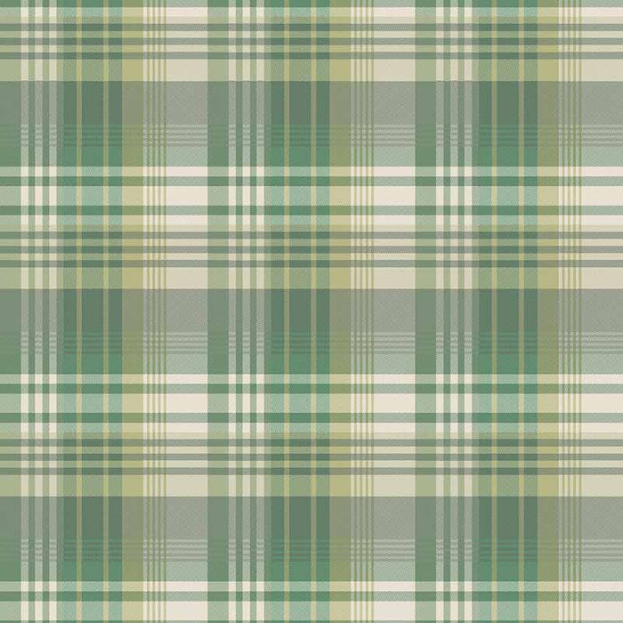 Mulberry Home Mulberry Ancient Tartan Emerald Wallpaper Sample FG100.S16.0