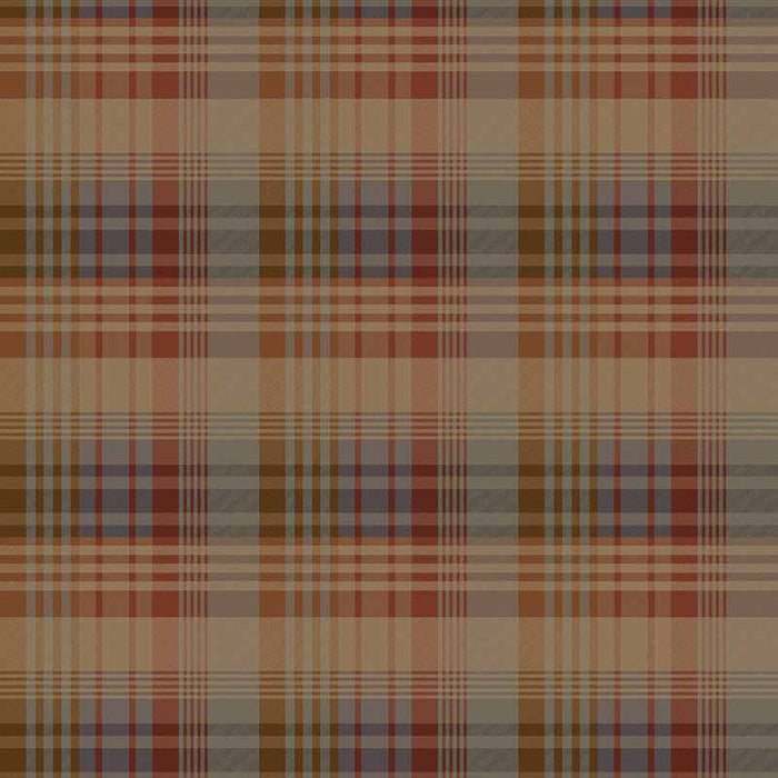 Mulberry Home Mulberry Ancient Tartan Red/Blue Wallpaper Sample FG100.V110.0